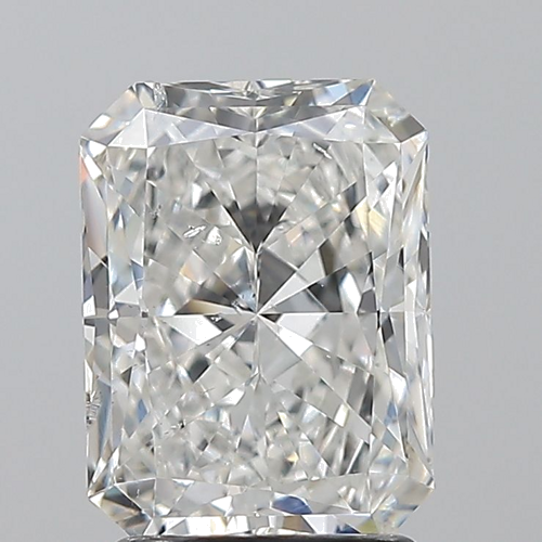 2.01 carat F-SI2 Natūralus Radiant Deimantas (1)