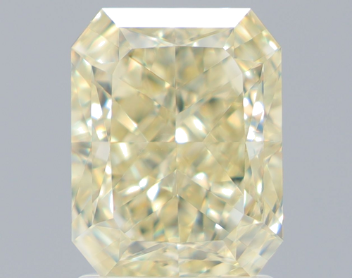 2.07 carat Fancy Light Yellow-VS2 Natūralus Radiant Deimantas (1)