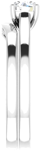 Platinum  5.2 mm Round Solitaire Engagement Ring Mounting (9)