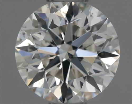 0.51 carat I-SI1 Very Good cut Natūralus Round Deimantas (1)