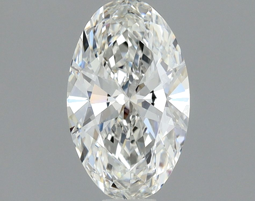 0.54 carat F-VVS1 Natūralus Oval Deimantas (1)