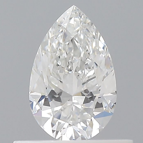 0.5 carat E-VVS2 Natūralus Pear Deimantas (1)