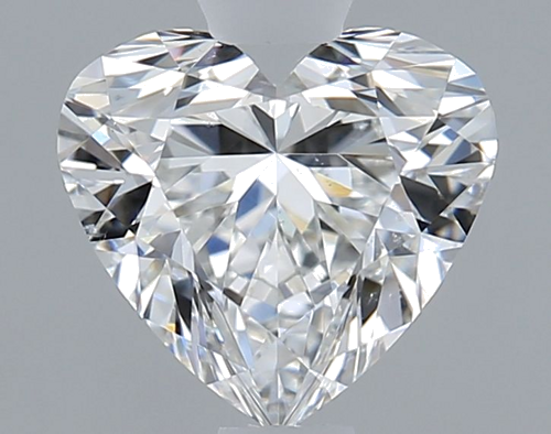 0.8 carat F-SI1 Natūralus Heart Deimantas (1)