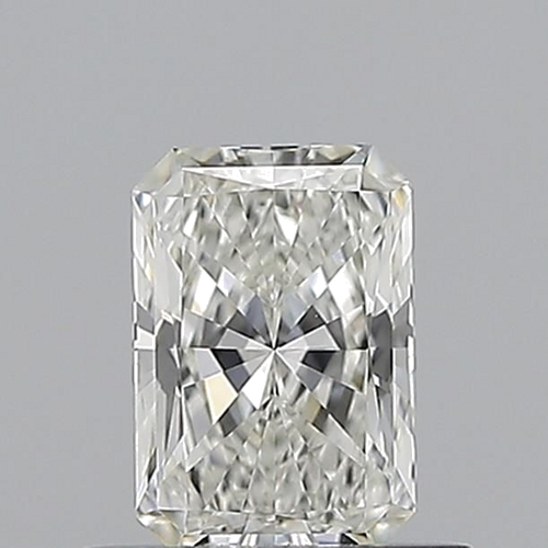 0.58 carat H-VVS2 Natūralus Radiant Deimantas (1)
