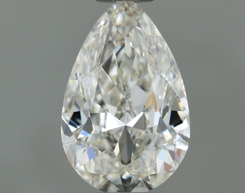 0.6 carat K-VVS1 Natūralus Pear Deimantas (1)