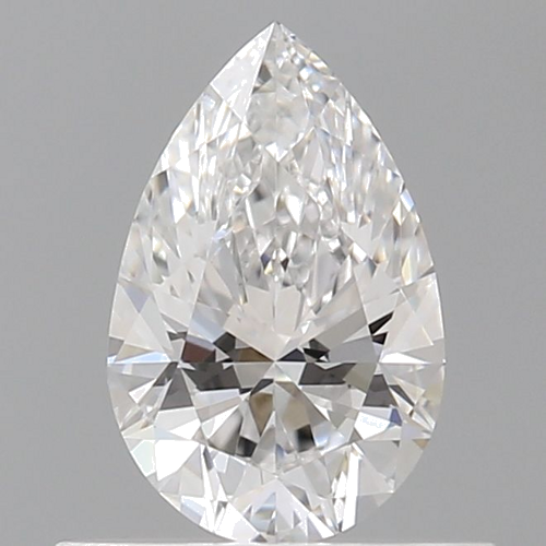 0.52 carat E-VVS2 Natūralus Pear Deimantas (1)