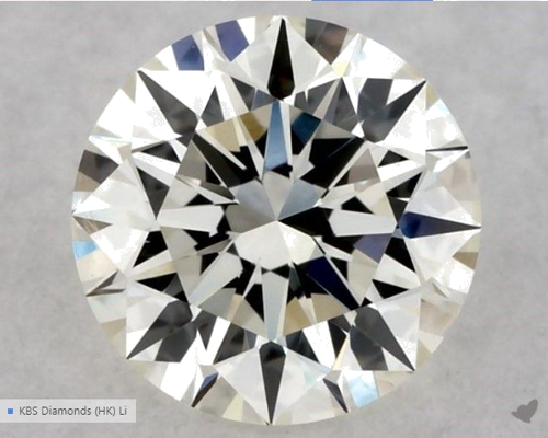 0.55 carat J-VVS2 Excellent cut Natūralus Round Deimantas (1)