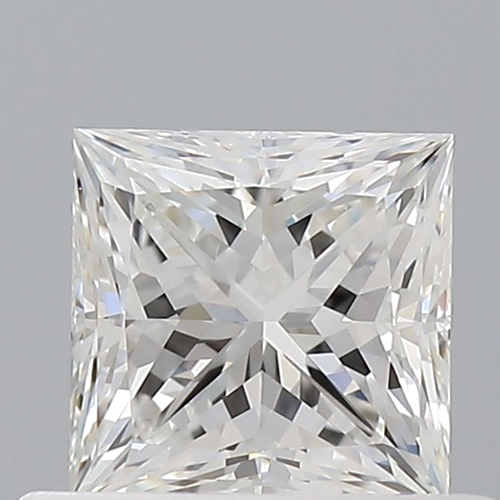 0.61 carat G-VVS2 Natūralus Princess Deimantas (1)