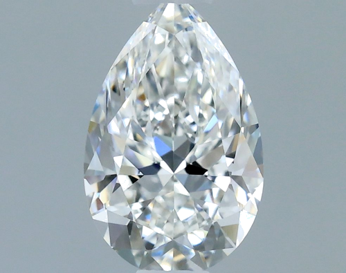0.54 carat E-FL Natūralus Pear Deimantas (1)