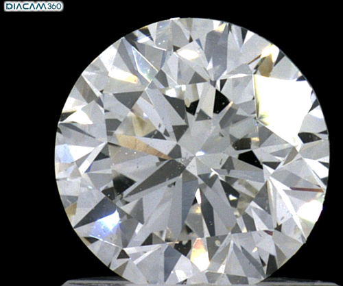0.9 carat H-SI1 Very Good cut Natūralus Round Deimantas (1)