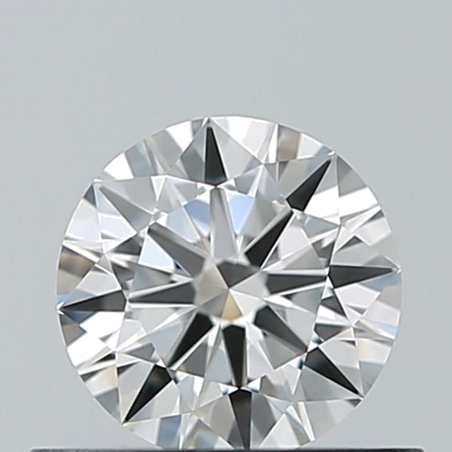 0.5 carat F-VVS2 Very Good cut Natūralus Round Deimantas (1)