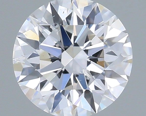 0.35 carat D-SI1 Very Good cut Natūralus Round Deimantas (1)