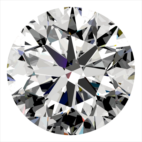 0.3 carat E-VS2 Very Good cut Natūralus Round Deimantas (1)