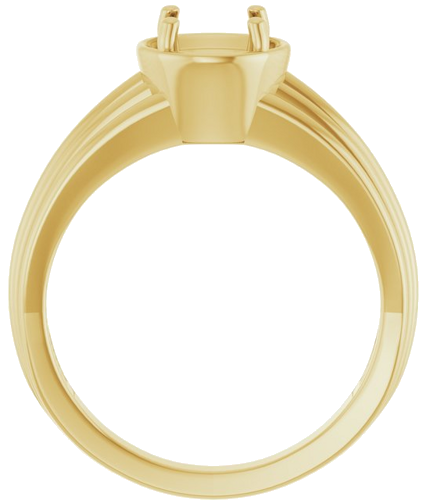 Sužadėtuvių Žiedas „Solitaire Vintage-Inspired“ 14k yellow gold Round 6.4mm (2)