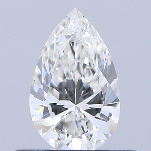 0.41 carat G-VVS1 Natūralus Pear Deimantas (1)