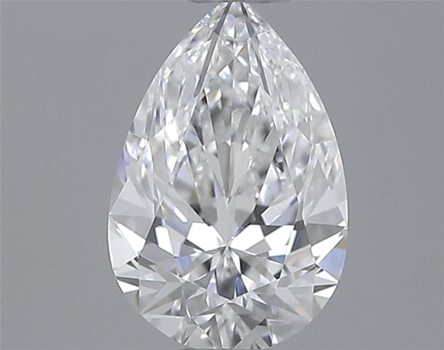 0.7 carat D-IF Natūralus Pear Deimantas (1)