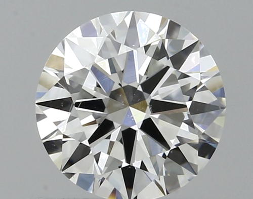 0.52 carat F-SI1 Excellent cut Natūralus Round Deimantas (1)