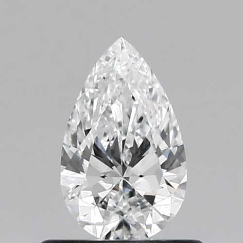 0.5 carat D-VVS2 Natūralus Pear Deimantas (1)