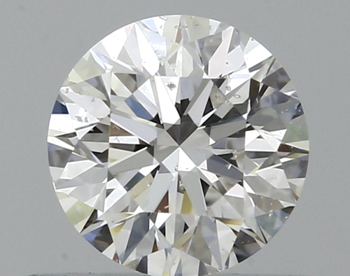 0.5 carat F-SI2 Excellent cut Natūralus Round Deimantas (1)
