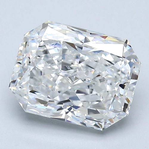 3.97 carat E-SI1 Natūralus Radiant Deimantas (1)