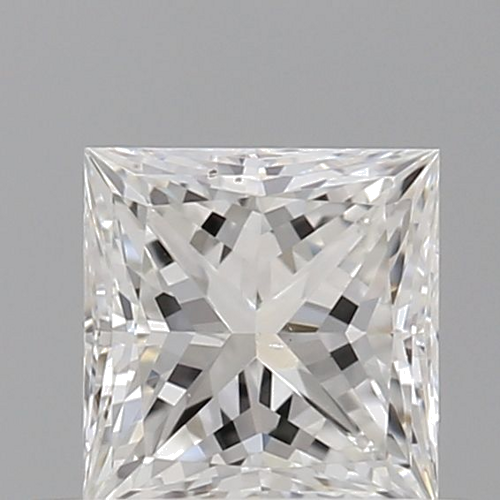 0.5 carat F-SI1 Natūralus Princess Deimantas (1)
