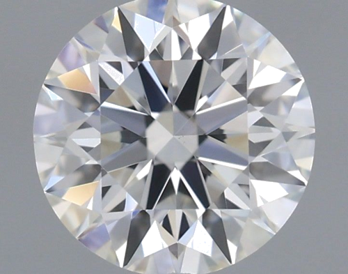 0.59 carat G-VVS2 Excellent cut Natūralus Round Deimantas (1)