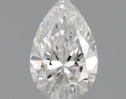 0.25 carat F-VVS2 Natūralus Pear Deimantas (1)