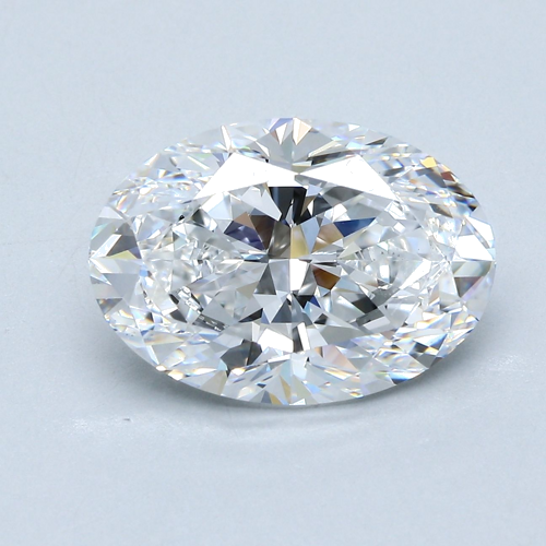 5.07 carat D-VS2 Natūralus Oval Deimantas (1)