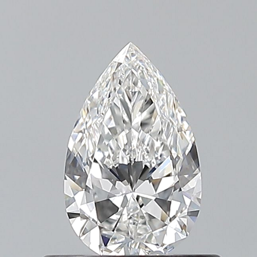 0.5 carat E-VVS1 Natūralus Pear Deimantas (1)
