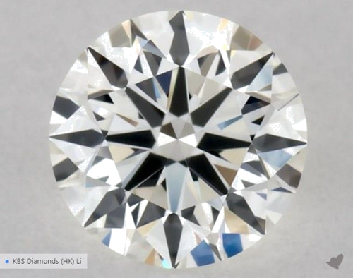 0.31 carat J-VVS2 Excellent cut Natūralus Round Deimantas (1)