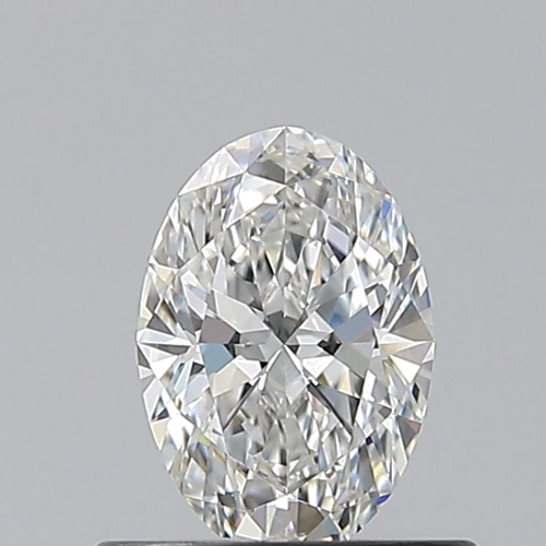 0.51 carat F-VVS2 Natūralus Oval Deimantas (1)