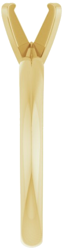 Sužadėtuvių Žiedas „Solitaire“ 14k yellow gold Round 6mm (4)