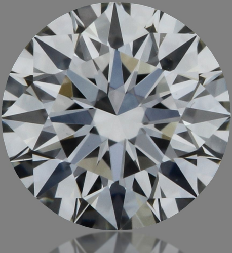0.19 carat F-VVS1 Excellent cut Natūralus Round Deimantas (1)