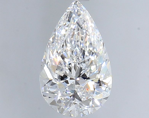 1.0 carat D-VS2 Natūralus Pear Deimantas (1)