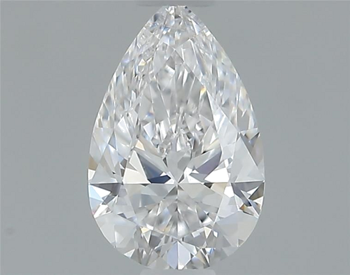 0.37 carat D-VVS1 Natūralus Pear Deimantas (1)