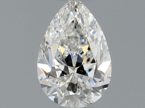 0.37 carat F-VVS2 Natūralus Pear Deimantas (1)