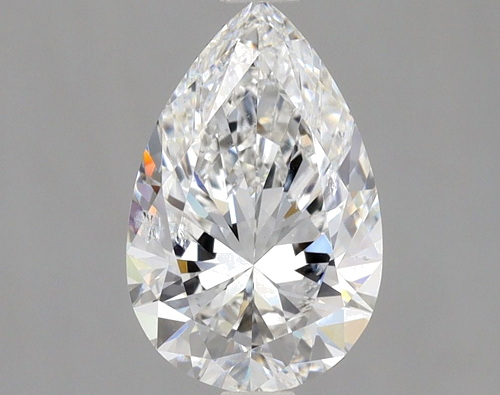 1.5 carat E-SI2 Natūralus Pear Deimantas (1)