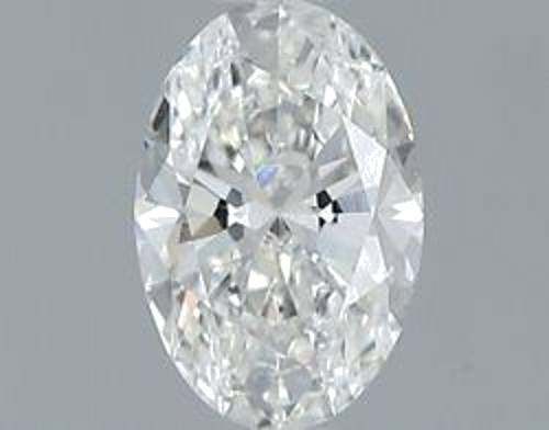 0.51 carat I-SI2 Natūralus Oval Deimantas (1)