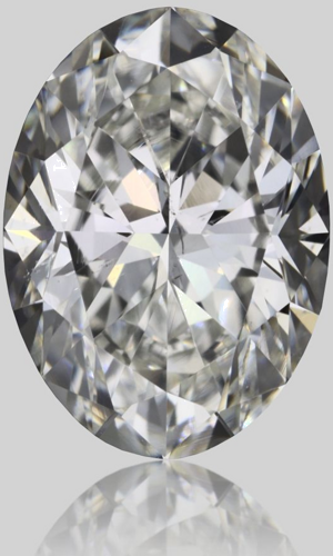 1.21 carat H-SI1 Natūralus Oval Deimantas (1)