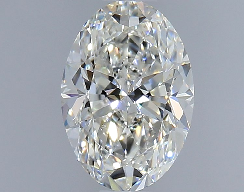 0.55 carat H-VVS2 Natūralus Oval Deimantas (1)