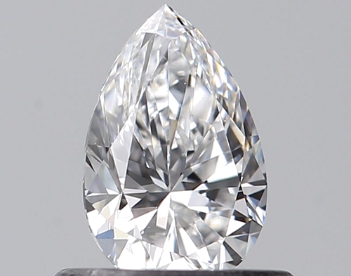 0.53 carat D-VVS2 Natūralus Pear Deimantas (1)