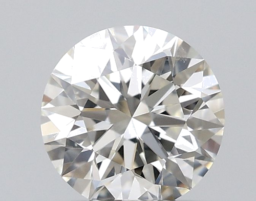 0.5 carat I-VS2 Excellent cut Natūralus Round Deimantas (1)