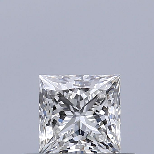 0.42 carat F-VVS1 Natūralus Princess Deimantas (1)