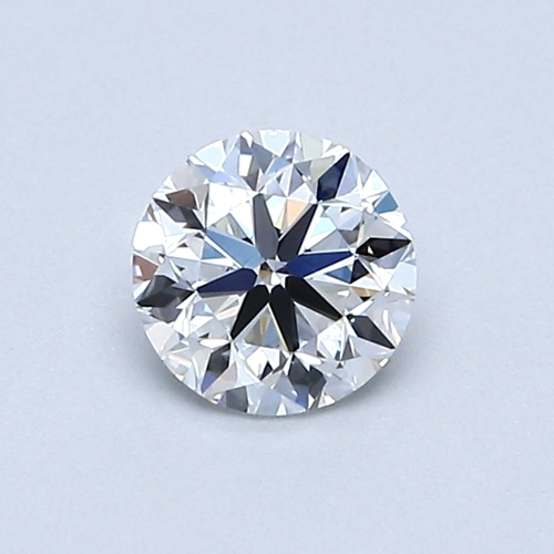 0.51 carat E-VVS2 Very Good cut Natūralus Round Deimantas (1)