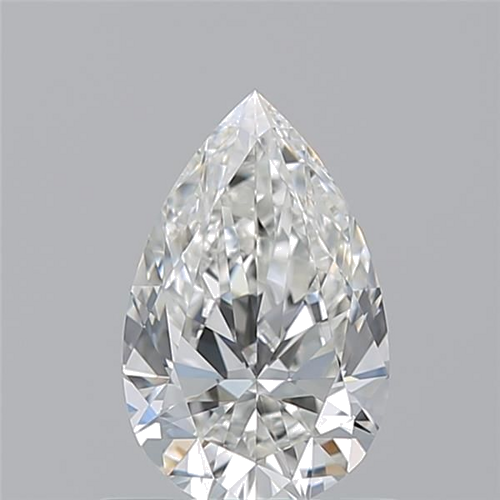 0.7 carat H-VVS1 Natūralus Pear Deimantas (1)