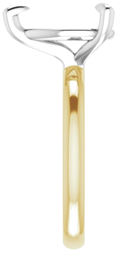 Sužadėtuvių Žiedas „Solitaire“ 585 Baltojo Ir Geltonojo Aukso Pear Shape 12mm x 8mm (4)