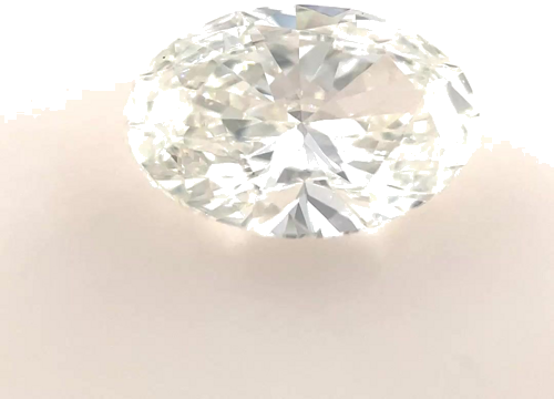 1.3 carat H-SI1 Natūralus Oval Deimantas (1)