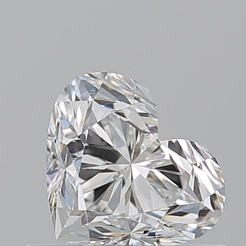 0.67 carat F-VVS2 Natūralus Heart Deimantas (1)