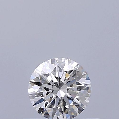 0.37 carat F-VVS1 Excellent cut Natūralus Round Deimantas (1)