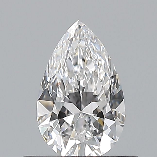 0.5 carat D-VVS1 Natūralus Pear Deimantas (1)
